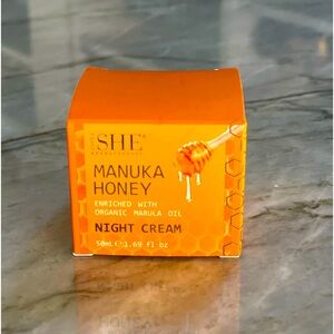 SHE - Australia - Manuka Honey Night Cream - 50 ml or 1.69 fl oz - New in Box
